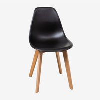 2er Set Esszimmerstühle Scand Nordic Schwarz - Sklum von SKLUM