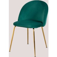 2er Set Esszimmerstühle aus Samt Kana Design grün jungle Vergoldet - Sklum 2er Set Esszimmerstühle aus Samt Kana Design grün jungle Vergoldet - Sklum von SKLUM