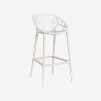 2er Set Outdoor-Barhocker Ores Gardenia Weiß ↑75 cm - Sklum von SKLUM
