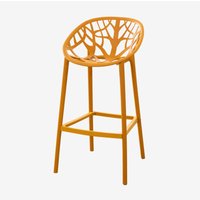 2er Set Outdoor-Barhocker Ores Senfgelb ↑65 cm - Sklum von SKLUM