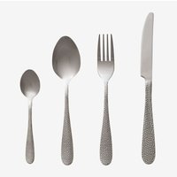 Aina 16-teiliges Besteck aus Edelstahl Silber - Sklum Aina 16-teiliges Besteck aus Edelstahl Silber - Sklum von SKLUM