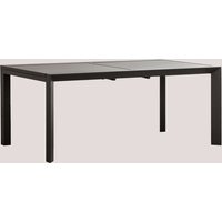 Sklum - Ausziehbarer rechteckiger Gartentisch aus Aluminium (180-240x100 cm) Starmi Grau Graphit - Grau Graphit von SKLUM