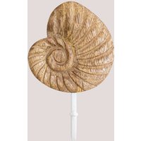 Sklum - Balani Wandgarderobe aus Mangoholz Muschelschale von SKLUM
