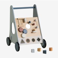 Sklum - Bandile Kinder-Multiaktivitäts-Laufwagen aus Holz Himmelblau von SKLUM