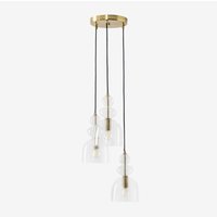 Sklum - Deckenlampe aus Glas mit 3 Lichtpunkten Bezany Transparent Sklum - Deckenlampe aus Glas mit 3 Lichtpunkten Bezany Transparent von SKLUM