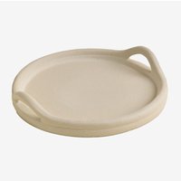 Dekoratives Tablett aus Moseirin-Steinzeug Ø25 cm - Sklum von SKLUM