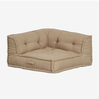 Sklum - Eckelement für modulares Sofa aus Baumwolle Dhel Beige Semoline - Beige Semoline von SKLUM