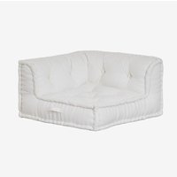 Sklum - Eckelement für modulares Sofa aus Baumwolle Dhel Gardenia Weiß - Gardenia Weiß von SKLUM