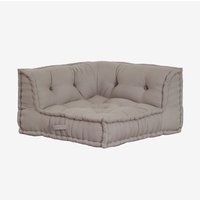 Sklum - Eckelement für modulares Sofa aus Baumwolle Dhel Helles Grau Taupe - Helles Grau Taupe von SKLUM