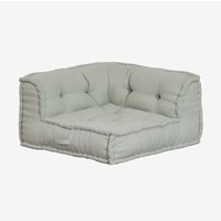 Sklum - Eckelement für modulares Sofa aus Baumwolle Dhel Mousse-Celadon - Mousse-Celadon von SKLUM