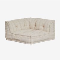 Sklum - Eckelement für modulares Sofa aus Baumwolle Dhel Natürliche Farben - Natürliche Farben von SKLUM