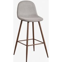 Glamm Barhocker ↑75 cm Grau Beton Dunkles Holz - Sklum Glamm Barhocker ↑75 cm Grau Beton Dunkles Holz - Sklum von SKLUM