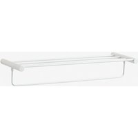 Sklum - Handtuchhalter zur Wandmontage für das Badezimmer mit Ablage aus Edelstahl Devon Weiss von SKLUM