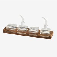 L und Essig-Set Cetril Transparent - Sklum von SKLUM