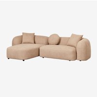 Sklum - Modulares Sofa mit linker Chaiselongue aus 2 Teilen in Chenille Coco von SKLUM