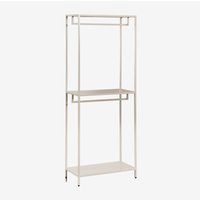Sklum - Offener Kleiderschrank Janine aus Stahl Beige Tapioca von SKLUM
