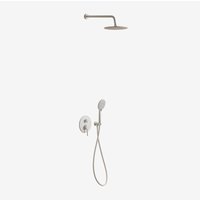 Sklum - Orveta Einbau-Duschsäule aus Messing Weiss von SKLUM