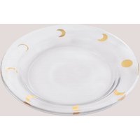 Pack mit 4 Desserttellern aus Glas Exton Transparent - Sklum von SKLUM