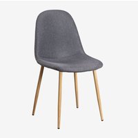 Sklum - Packen Sie 2 Glamm-Esszimmerstühle ein Natürliches Holz Sklum - Packen Sie 2 Glamm-Esszimmerstühle ein Natürliches Holz von SKLUM
