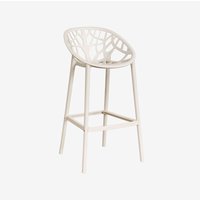 Sklum - Packung mit 2 hohen Hockern aus Polypropylen von Ores Beige Tapioca ↑75 cm von SKLUM