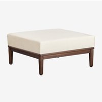 Sklum - Giulia Akazien-Pouf Akazienbraun dunkel von SKLUM