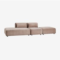 SKLUM 2-teiliges modulares Sofa mit Chaiselongue links und Fogler-Hocker SKLUM 2-teiliges modulares Sofa mit Chaiselongue links und Fogler-Hocker von SKLUM