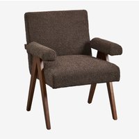 SKLUM 2er-Pack Lucca-Sessel aus Holz und Bouclé-Stoff SKLUM 2er-Pack Lucca-Sessel aus Holz und Bouclé-Stoff von SKLUM