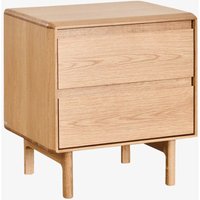 SKLUM 2er-Pack Treveris-Nachttische aus Holz Braun Eiche SKLUM 2er-Pack Treveris-Nachttische aus Holz Braun Eiche von SKLUM