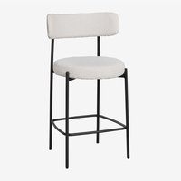 SKLUM 2er-Pack gepolsterte Anisa-Hocker 65 cm mit Rückenlehne Schwarz SKLUM 2er-Pack gepolsterte Anisa-Hocker 65 cm mit Rückenlehne Schwarz von SKLUM