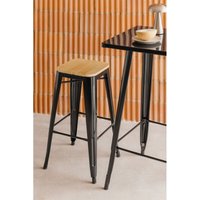 SKLUM 2er-Pack stapelbare Barhocker aus Stahl Lix ↑75 cm von SKLUM