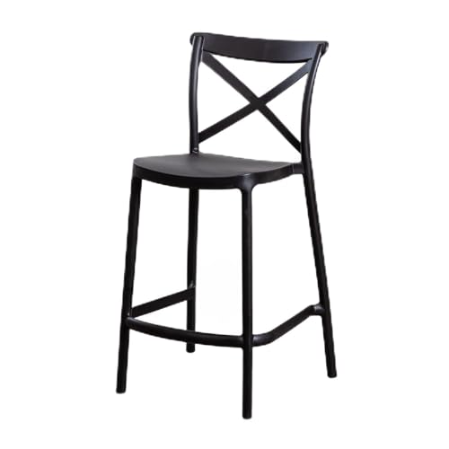 SKLUM 2er Set Barhocker Otax Schwarz ↑65 cm von SKLUM