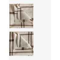 SKLUM Set aus 2 Servietten aus Baumwolle Ducase Creme-Beige von SKLUM