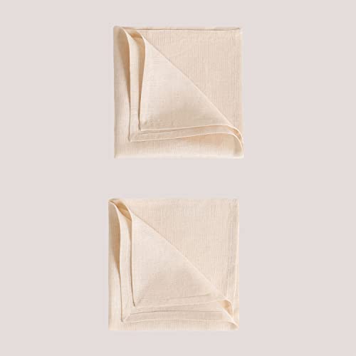 SKLUM 2er Set Servietten aus Leinen Zendan Beige Nude von SKLUM