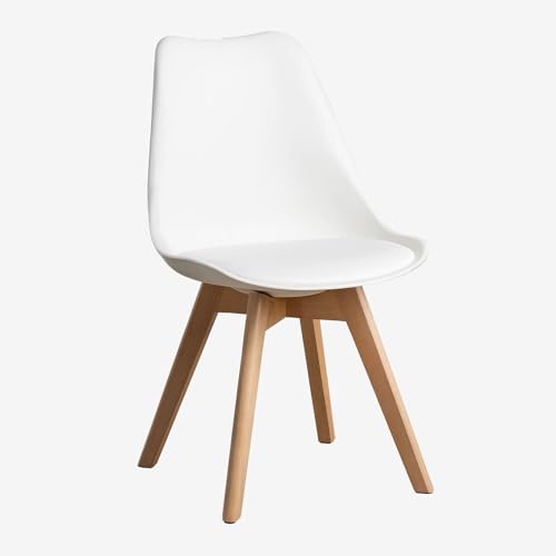 SKLUM 2er Set Stühle Nordic Weiss von SKLUM