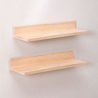 SKLUM 2er Set Wandregale aus Kiefernholz Tydor 60 cm SKLUM 2er Set Wandregale aus Kiefernholz Tydor 60 cm von SKLUM