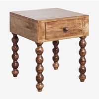 SKLUM 45x50 cm Nachttisch aus Tessaia-Mangoholz Dunkler Griff Holz SKLUM 45x50 cm Nachttisch aus Tessaia-Mangoholz Dunkler Griff Holz von SKLUM