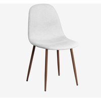 Sklum - 4er Set Esszimmerstühle Glamm Dunkles Holz von SKLUM