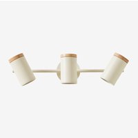 Amaranto 3-flammige Wandleuchte Beige Tapioca - Sklum von SKLUM