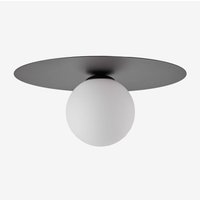 SKLUM Anine Deckenlampe aus Eisen und Glas Schwarz Ø30 cm von SKLUM