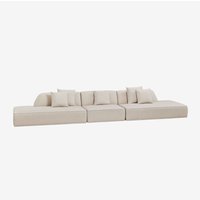SKLUM Cardea 3-teiliges modulares Sofa mit doppelter gepolsterter Chaiselongue SKLUM Cardea 3-teiliges modulares Sofa mit doppelter gepolsterter Chaiselongue von SKLUM