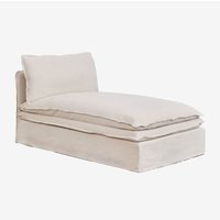 SKLUM Chaiselongue-Modul für modulares Sofa aus Leinen und Baumwolle Grace von SKLUM