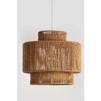 Sklum - Deckenlampe aus geflochtenem Papier Kena Natürlich von SKLUM