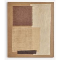 SKLUM Dekorative Leinwand 100x120 cm handgemalt Wimara Natürliche Farben von SKLUM