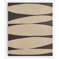 SKLUM Dekorative Leinwand 100x120 cm handgemalt Yaleno Schwarz - Beige Leinen SKLUM Dekorative Leinwand 100x120 cm handgemalt Yaleno Schwarz - Beige Leinen von SKLUM