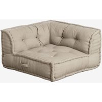 Sklum - Eckelement für modulares Sofa aus Baumwolle Dhel Helles Sandbraun - Helles Sandbraun von SKLUM