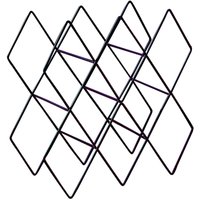 SKLUM Flaschenregal für 10 Flaschen aus Boro-Stahl Schwarz SKLUM Flaschenregal für 10 Flaschen aus Boro-Stahl Schwarz von SKLUM