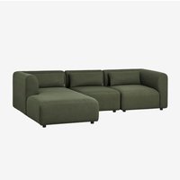 SKLUM Fogler 3-teiliges modulares Sofa mit Chaiselongue links von SKLUM