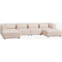 SKLUM Fogler 4-teiliges modulares Sofa mit Chaiselongue und Pouf SKLUM Fogler 4-teiliges modulares Sofa mit Chaiselongue und Pouf von SKLUM