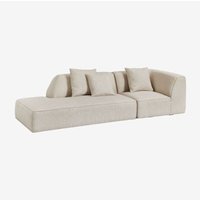 SKLUM Gepolstertes 2-teiliges Eckmodulsofa Cardea mit Chaiselongue links von SKLUM