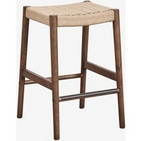 SKLUM Hoher Hocker 65 cm aus Eichenholz und geflochtenem Mara-Seil Braun Dark SKLUM Hoher Hocker 65 cm aus Eichenholz und geflochtenem Mara-Seil Braun Dark von SKLUM